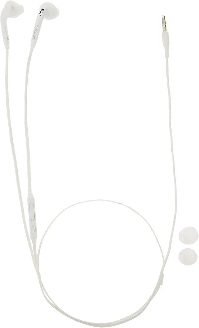 Alt view image 7 of 11 - Samsung (2 PACK) OEM Wired 3.5mm White Headset with Microphone, Volume Control, and Call Answer End Button [EO-EG920BW] for Samsung Galaxy S6 Edge+ / S6 / S5, Galaxy Note 5 / 4 / Edge