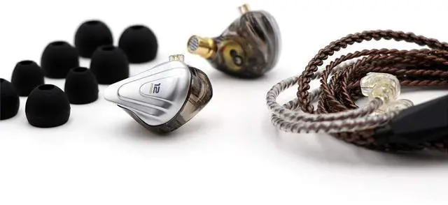 Alt view image 3 of 7 - KZ ZSX 5BA+1DD 6 Driver Hybrid in-Ear HiFi Earphones with Zinc Alloy Faceplate, Recessed 2 Pin Detachable Cable for Audiophile Musician (Without Mic, Black)