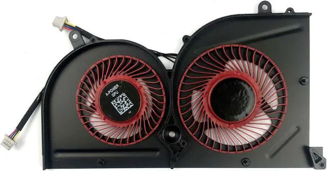 Alt view image 2 of 5 - Gpu and Cpu cooling fan for MSI GS63 GS63VR GS73VR Stealth Pro
