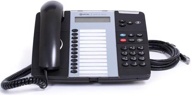 Alt view image 2 of 2 - Mitel MiNet 5212 50004890 Dark Grey 12 Button Dual Mode Speaker Display Backlit  (Does Not Include Power Supply) IP Phone