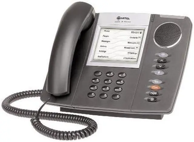 Alt view image 2 of 2 - Mitel MiNet 5235 50004310  Dark Grey 24 Button Touchscreen Speaker Backlit  (Does Not Include Power Supply) IP Phone