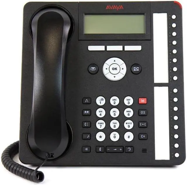 Alt view image 3 of 13 - Avaya 700469869 1416 Standard Phone - Black