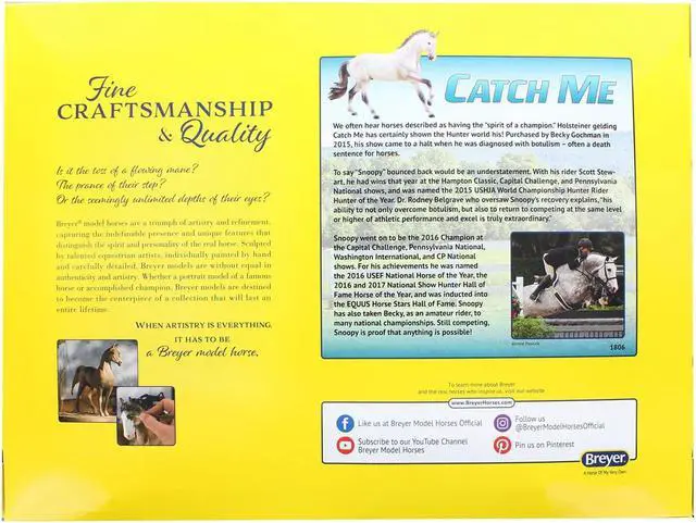 Alt view image 5 of 6 - Breyer Traditional 1/9 Model Horse - Catch Me