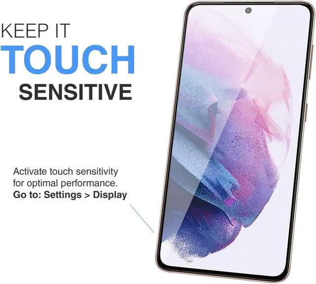 Alt view image 2 of 5 - Teckroot Galaxy S21 Plus Screen Protector | Tempered Glass Full Coverage Screen Guard | ( FingerPrint Not Compatible )Scratch Resistant Edge Protection for Samsung Galaxy S21 Plus | 3 Pack