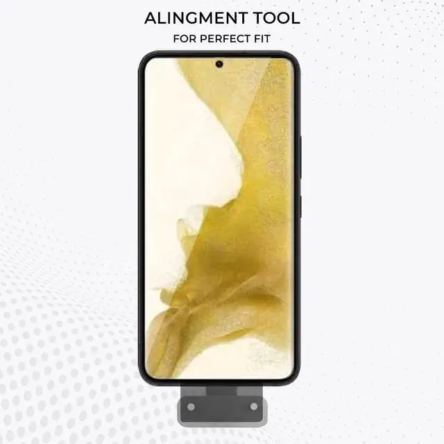 Alt view image 5 of 7 - Teckroot Screen Protector For Samsung Galaxy S22 Plus | Glastic | Support Fingerprint Unlock, Case Friendly | Full Glue | Full Coverage Screen Guard | Not Glass | Scratch Resistant Edge Protection