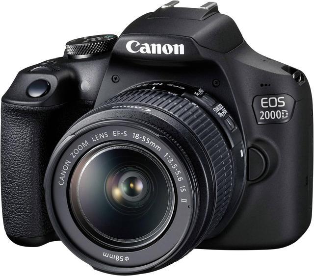 Canon EOS 2000D Rebel T7 DSLR Camera with 18-55mm f/3.5-5.6 Zoom