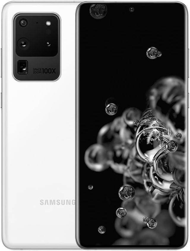 Samsung Galaxy S20 Ultra 5G SM-G988B/DS 128GB 12GB RAM International  Version - Cloud White - Newegg.com