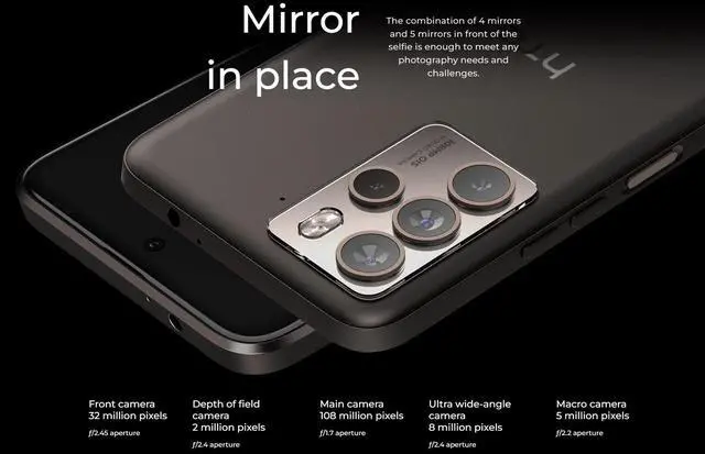 Alt view image 3 of 4 - HTC U23 Pro 5G Dual 256GB 12GB RAM Factory Unlocked (GSM Only | No CDMA - not Compatible with Verizon/Sprint) Global White
