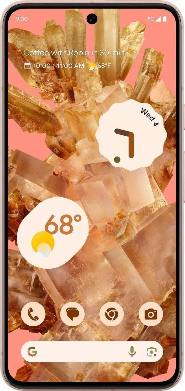 Alt view image 3 of 5 - Google Pixel 8 5G Dual 128GB 8GB RAM Universal Unlocked Smartphone with Advanced Pixel Camera, 24-Hour Battery - Rose