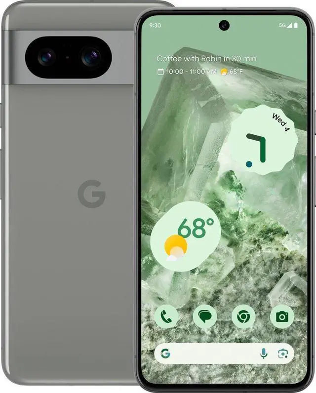 Main image of Google Pixel 8 5G Dual 256GB 8GB RAM Universal Unlocked Smartphone with Advanced Pixel Camera, 24-Hour Battery - Hazel