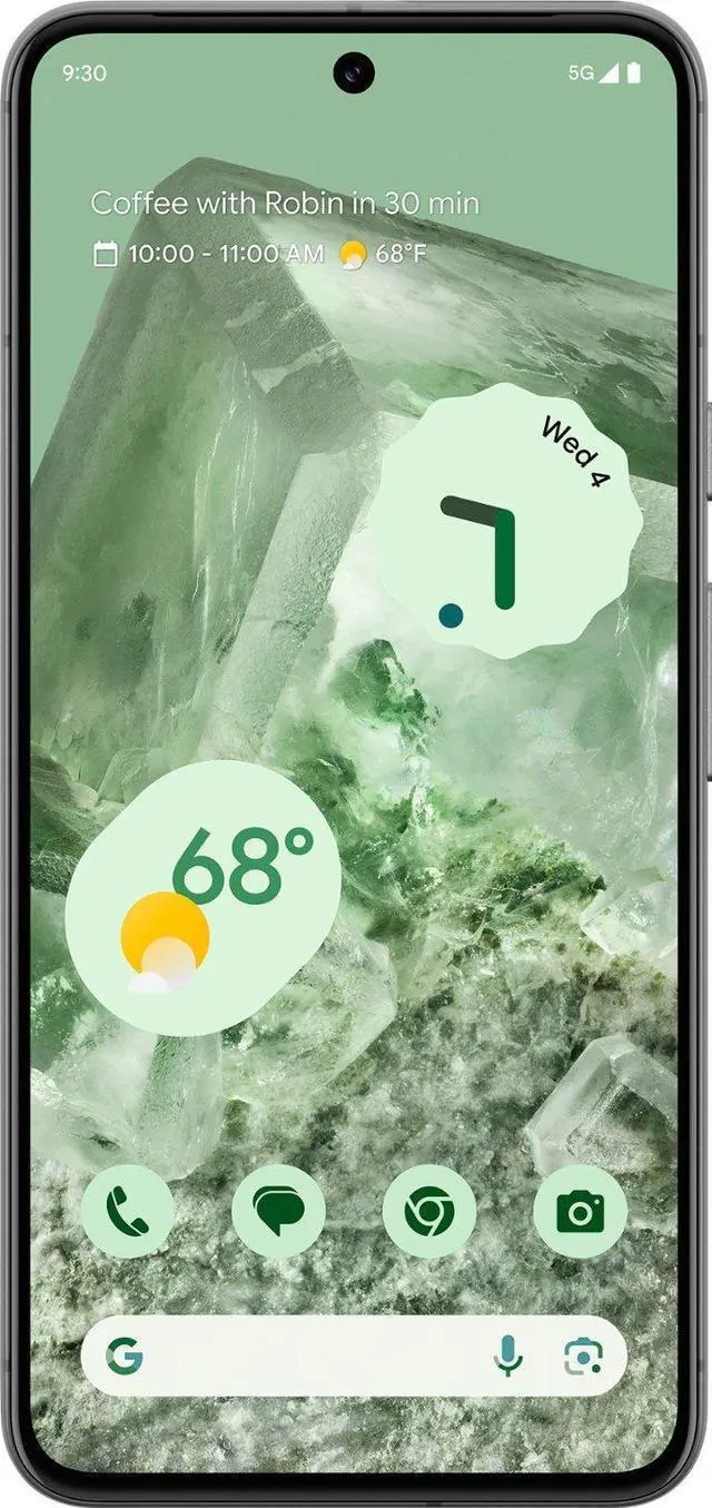 Alt view image 3 of 5 - Google Pixel 8 5G Dual 256GB 8GB RAM Universal Unlocked Smartphone with Advanced Pixel Camera, 24-Hour Battery - Hazel
