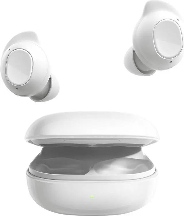 Alt view image 4 of 13 - Samsung Galaxy Buds FE True Wireless Bluetooth Earbuds SM-R400NZWAXAR - White