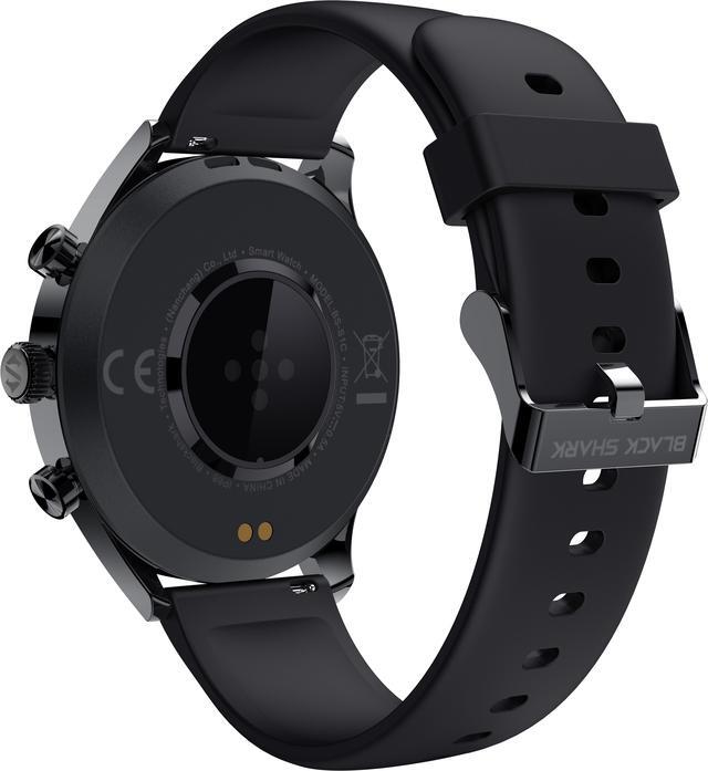 Alt view image 4 of 7 - Black Shark S1 Classic Smart Watch 1.43'' AMOLED Screen, 12 Days Battery Life, IP68 Waterproof, Health Monitoring, Wireless Charging  Black