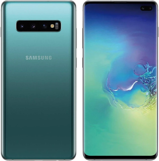 Alt view image 8 of 8 - Samsung Galaxy S10+ G975 128GB Unlocked GSM LTE Phone with Triple 12 MP + 12 MP + 16 MP Rear Camera - Prism Green (International Version)