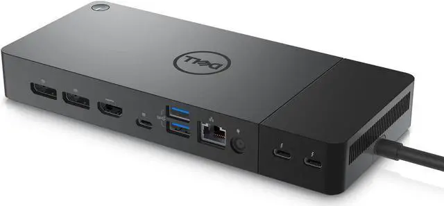 Alt view image 6 of 7 - Dell Thunderbolt Dock WD22TB4: Modular Thunderbolt 4 Dock with A Future-Ready Design + ZoomSpeed HDMI Cable + ZoomSpeed DisplayPort Cable + ZoomSpeed Ethernet Cable - ZoomSpeed Docking Station Bundle