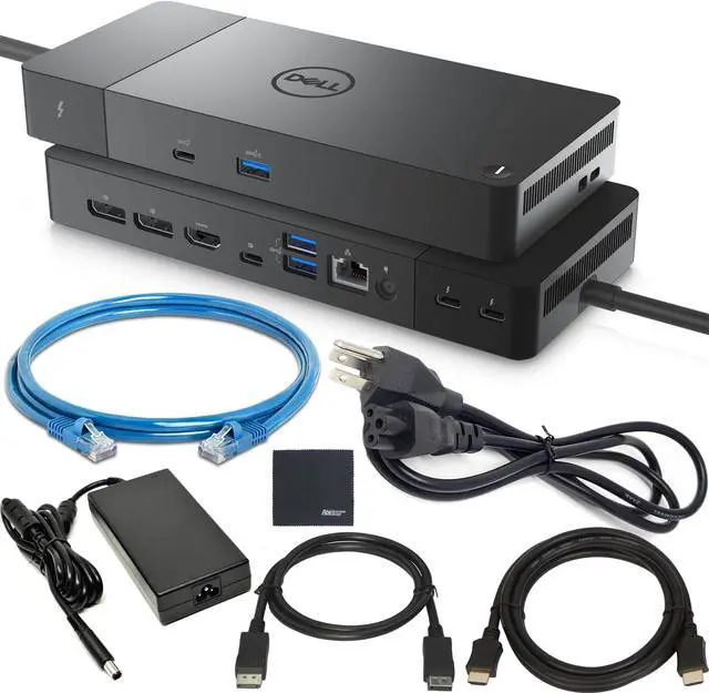 Main image of Dell Thunderbolt Dock WD22TB4: Modular Thunderbolt 4 Dock with A Future-Ready Design + ZoomSpeed HDMI Cable + ZoomSpeed DisplayPort Cable + ZoomSpeed Ethernet Cable - ZoomSpeed Docking Station Bundle