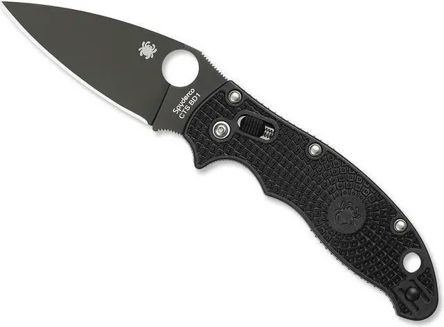 Alt view image 6 of 13 - Spyderco Manix 2 Lightweight Folding Knife w/3.37" Blk Blade