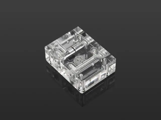 Alt view image 2 of 3 - Bitspower VGA SLI/Crossfire Bridge For 2 Slots Application (Clear Acrylic)