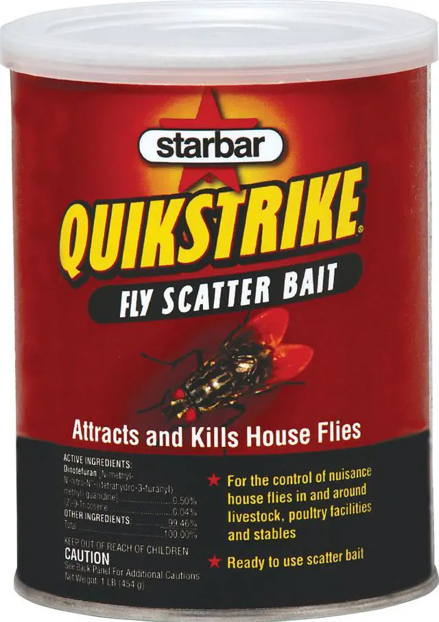 Alt view image 2 of 3 - starbar  quikstrike fly bait 1 pound, 1lb