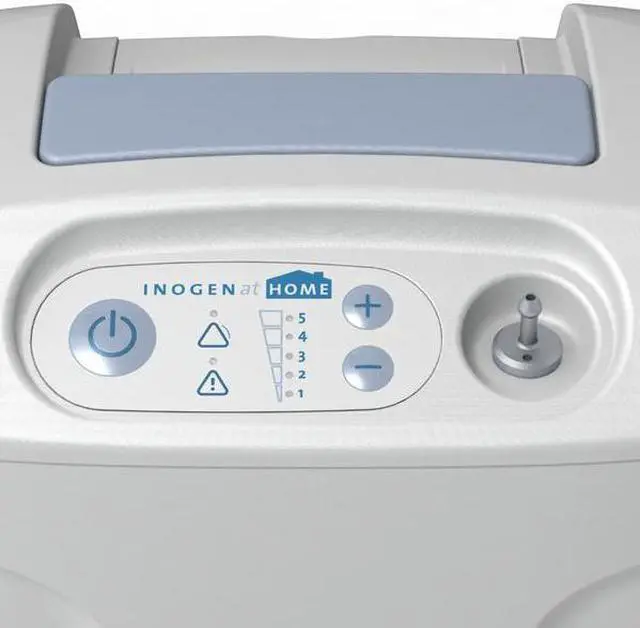 Alt view image 3 of 4 - Inogen At Home 5 Liter Oxygen Concentrator - GS-100 (White) with 3 Years Warranty