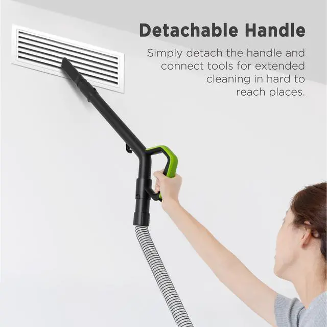 Alt view image 4 of 7 - Eureka NEU100 Airspeed Ultra-Lightweight Compact Bagless Upright Vacuum Cleaner, Lime Green