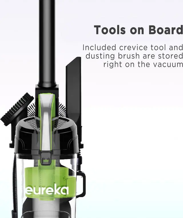 Alt view image 5 of 7 - Eureka NEU100 Airspeed Ultra-Lightweight Compact Bagless Upright Vacuum Cleaner, Lime Green