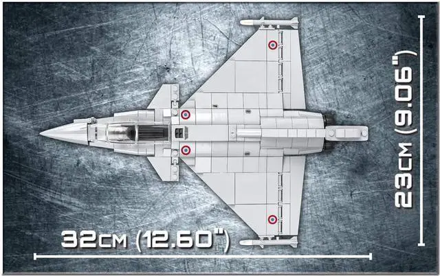 Alt view image 5 of 7 - COBI Armed Forces Dassault Rafale C Fighter Aircraft 1:48 Model Block Set # 5802