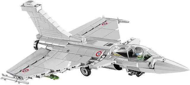 Alt view image 3 of 7 - COBI Armed Forces Dassault Rafale C Fighter Aircraft 1:48 Model Block Set # 5802