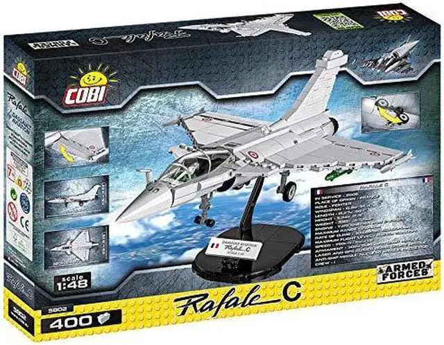 Alt view image 2 of 7 - COBI Armed Forces Dassault Rafale C Fighter Aircraft 1:48 Model Block Set # 5802