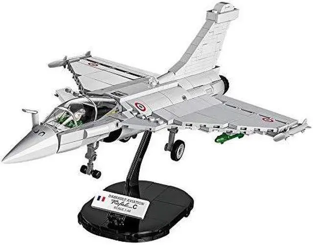 Alt view image 4 of 7 - COBI Armed Forces Dassault Rafale C Fighter Aircraft 1:48 Model Block Set # 5802