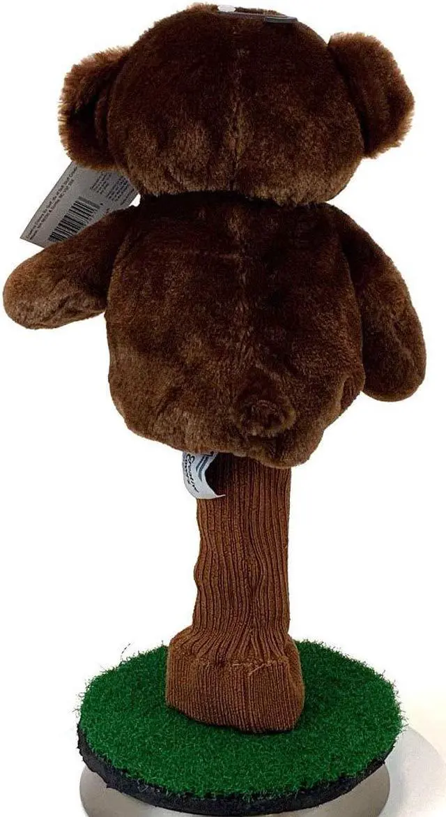 Alt view image 3 of 5 - Creative Covers Backspin The Bear Golf Club Head Cover, Novelty Plush Headcovers, For Woods And Drivers