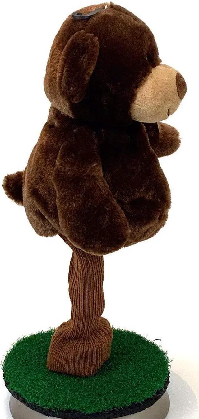 Alt view image 5 of 5 - Creative Covers Backspin The Bear Golf Club Head Cover, Novelty Plush Headcovers, For Woods And Drivers