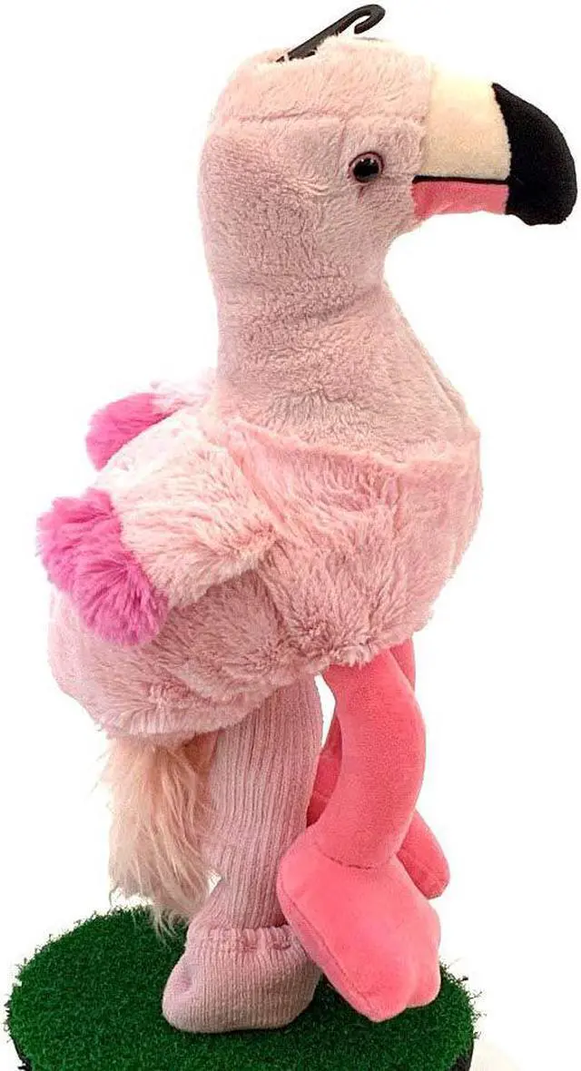Alt view image 5 of 5 - Creative Covers Freda The Flamingo Golf Club Head Cover, Novelty Plush Headcovers, For Woods And Drivers