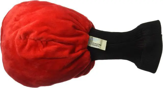 Alt view image 4 of 6 - Creative Covers Skull Red Golf Club Head Cover, Novelty Plush Headcovers, For Woods And Drivers