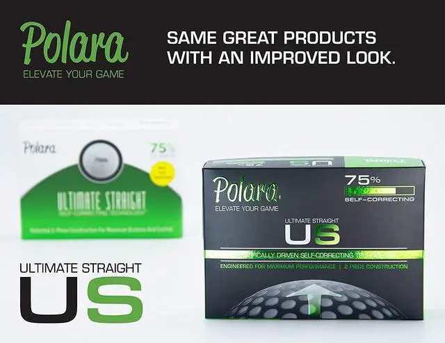 Alt view image 3 of 7 - Polara Ultimate Straight Self-Correcting Golf Balls - Reduces Hooks And Slices By Up To 75% - 1 Dozen