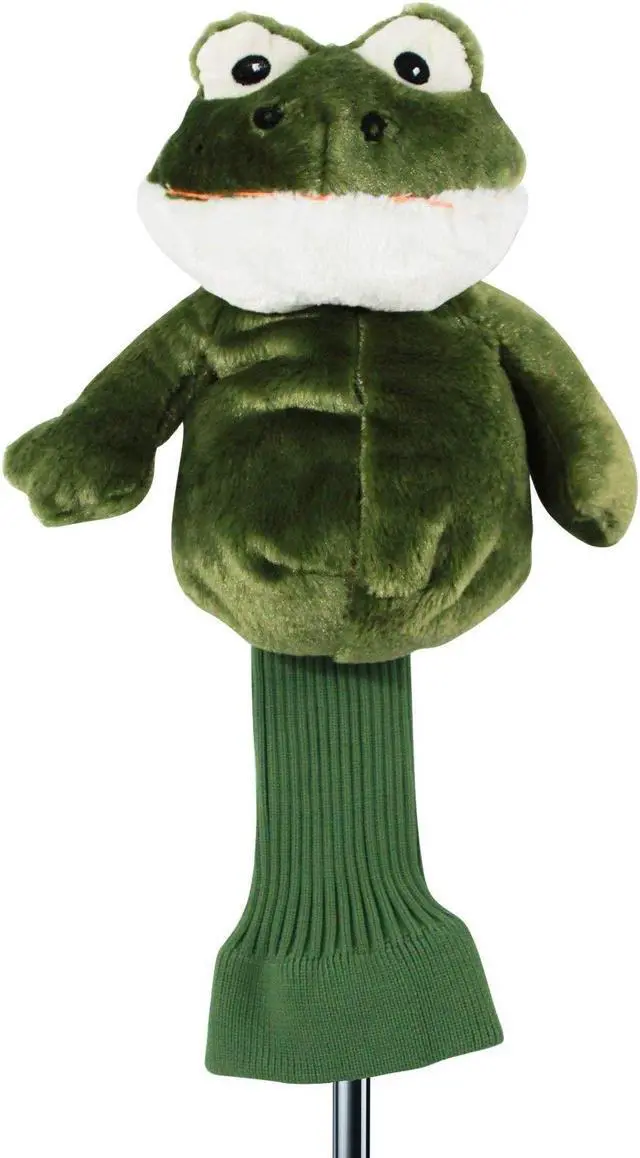 Main image of Creative Covers Fairway The Frog Golf Club Head Cover, Novelty Plush Headcovers, For Woods And Drivers