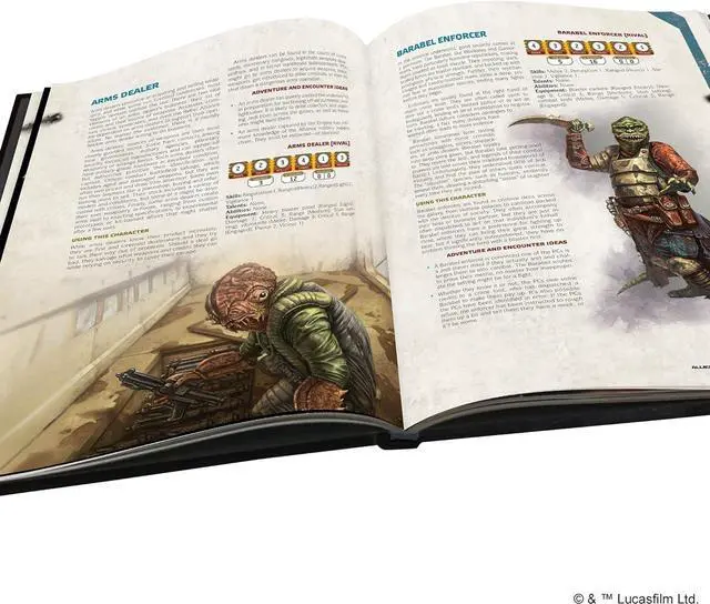 Alt view image 4 of 5 - Fantasy Flight Games Star Wars RPG: Rise of The Separatists (Hardcover) Star Wars Roleplaying Game Sourcebook