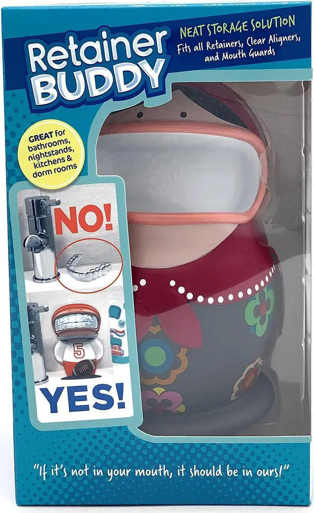 Alt view image 3 of 7 - Retainer Buddy Matryoshka Russian Doll - Sanitary Storage for Retainers Clear Aligners and Mouth Guards