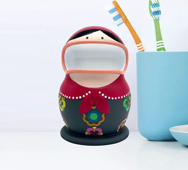 Alt view image 7 of 7 - Retainer Buddy Matryoshka Russian Doll - Sanitary Storage for Retainers Clear Aligners and Mouth Guards