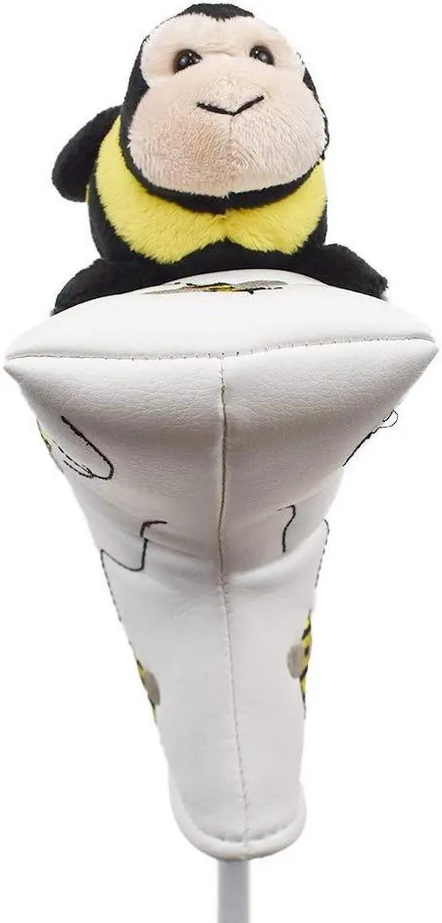 Alt view image 2 of 5 - Creative Covers Putter Pal Bee Putter Golf Club Head Cover