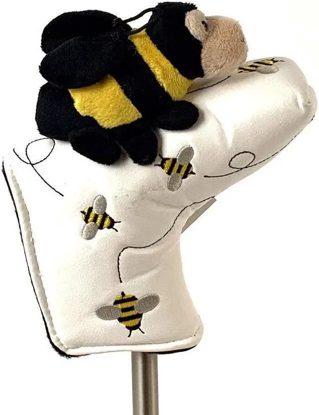 Alt view image 5 of 5 - Creative Covers Putter Pal Bee Putter Golf Club Head Cover