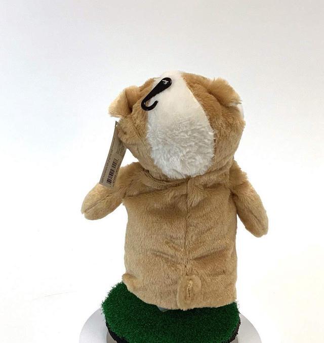 Alt view image 3 of 7 - Creative Covers Blast The Bulldog Golf Club Head Cover, Novelty Plush Headcovers, For Woods And Drivers