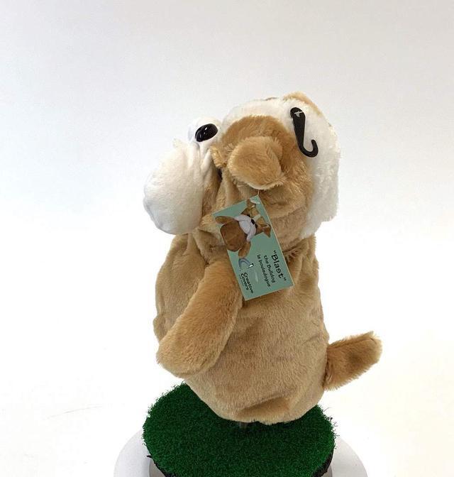 Alt view image 7 of 7 - Creative Covers Blast The Bulldog Golf Club Head Cover, Novelty Plush Headcovers, For Woods And Drivers
