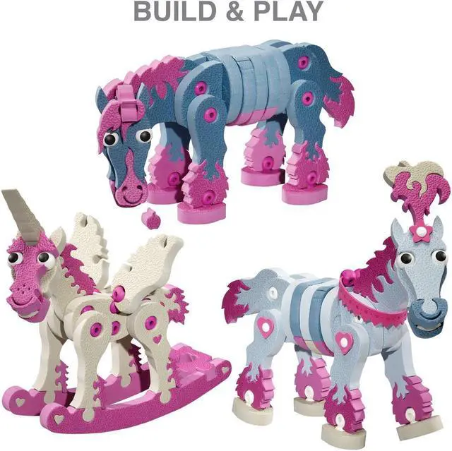 Alt view image 9 of 10 - Bloco Toys - Horses and Unicorns