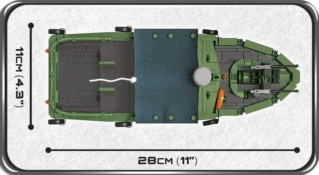 Alt view image 5 of 7 - COBI TOYS Historical Collection Vietnam War Riverine PBR Patrol Boat River MK II Ship - Model Interlocking Building Block Set # 2238