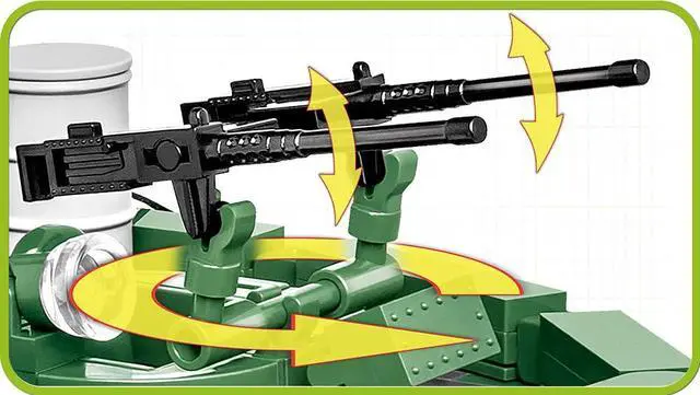 Alt view image 6 of 7 - COBI TOYS Historical Collection Vietnam War Riverine PBR Patrol Boat River MK II Ship - Model Interlocking Building Block Set # 2238