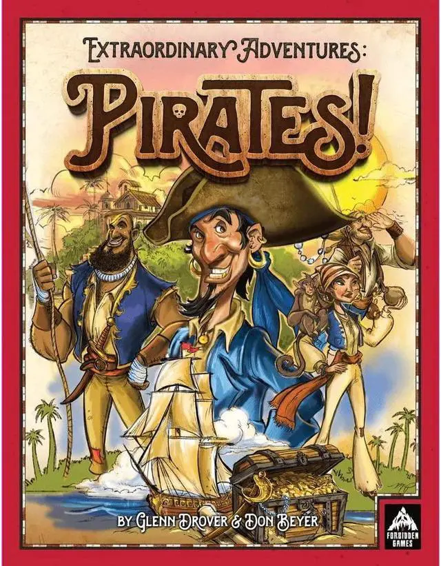 Alt view image 6 of 7 - Extraordinary Adventures Pirates Family Fun Board Game Forbidden Games