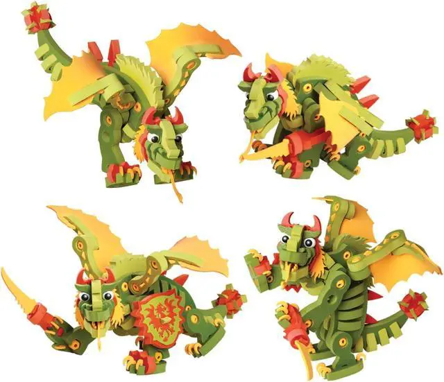 Alt view image 7 of 10 - Bloco 155 Piece Construction Set | Combat Dragon