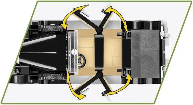 Alt view image 6 of 7 - COBI TOYS World War II Charles De Gaulle's Horch 830BL Vehicle - Model WW2 Interlocking Building Block Set # 2261