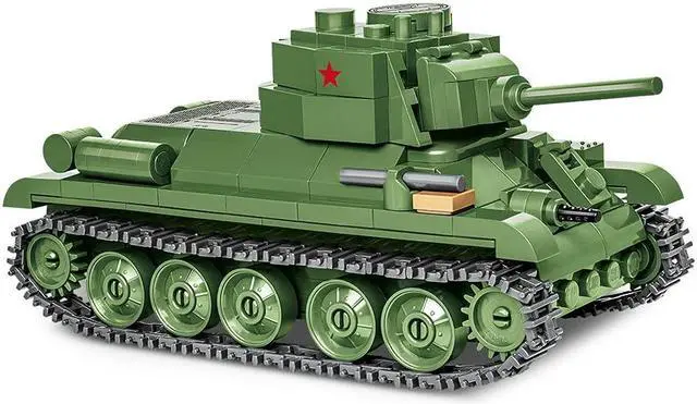 Main image of COBI TOYS World War II T-34/76 Soviet Heavy Tank - T-34 Model WW2 Interlocking Building Block Set # 2706